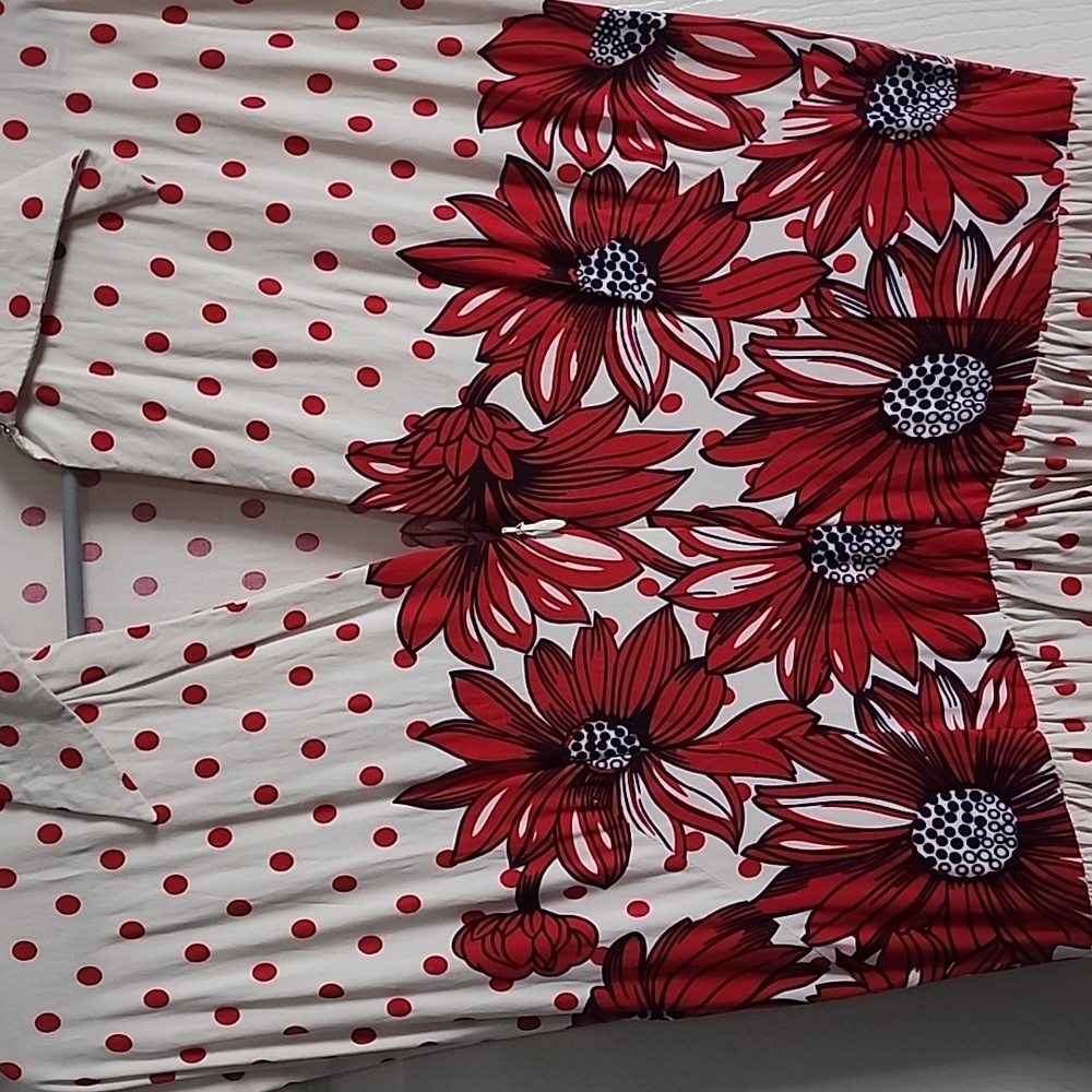 Trashy Diva Sheridan Polka Dot Floral Print Dress - Picture 2 of 5